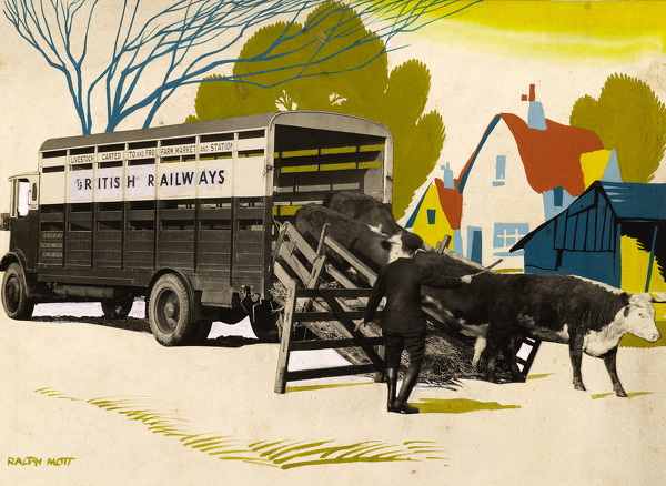 Artist Ralph Mott: Poster Design for British Railways campaign, mid 1930s