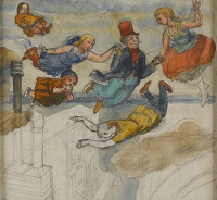 Artist Charles Mahoney: Illustration to Childrens fable, circa 1930